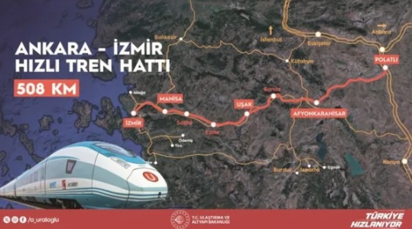 Ankara - İzmir YHT hattı için dev kaynak...